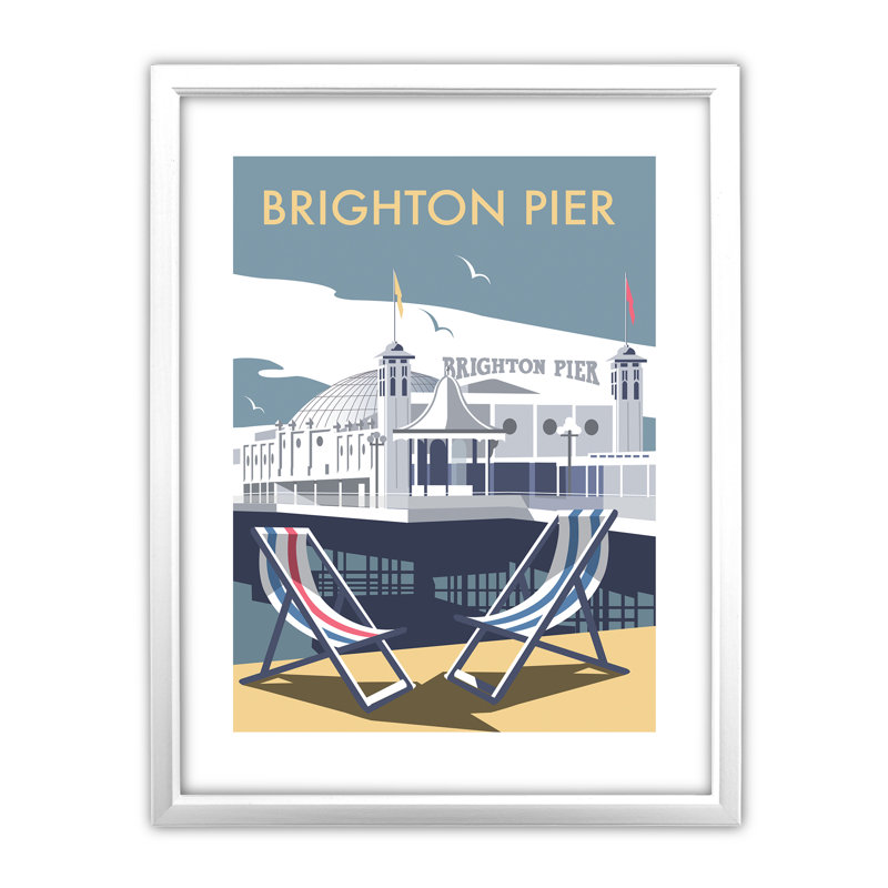 Dave Thompson - Single Picture Frame Print, White