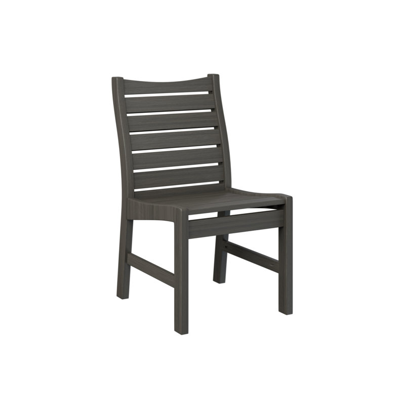 Berlin Gardens Bristol Natural Dining Chair, Coastal Gray