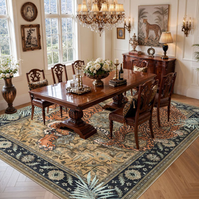 Tapis intérieur doux et antidérapant Boho