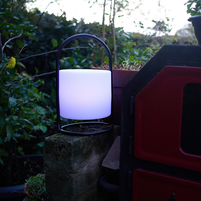 Douglaston 29cm Battery Powered Integrated LED Color Changing Outdoor Table Lamp