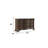 Traditional Style 9-Drawer Dresser With Metal Drawer Pulls Made With Wood In Dark Walnut