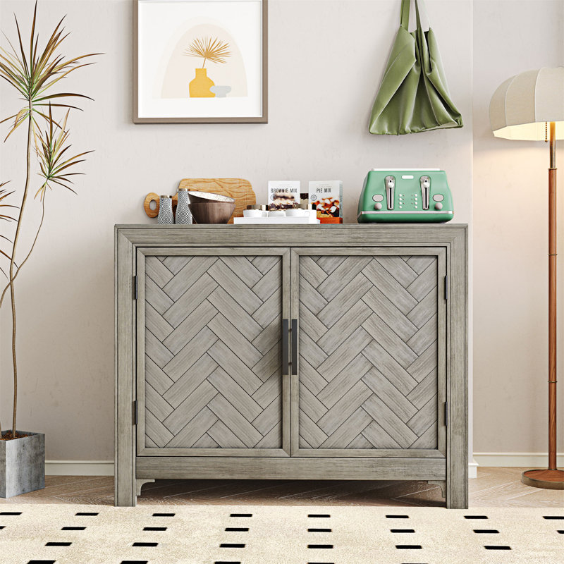 Console Tyona, Gris antique