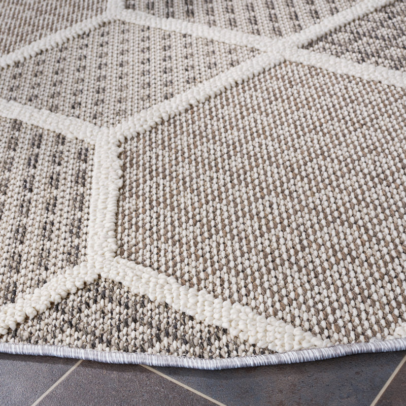 Furious Performance Geometric Rug, Round 6'7"