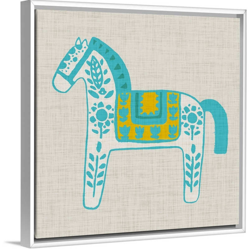 Art sur toile burro ii Silverhill, H 12 po x l 12 po x P 1,75 po, Cadre flottant blanc