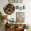 Horloge murale en bois séquoia géant
