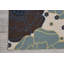Tapis d'intérieur / extérieur bleu clair Bertran-214413984