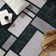 Arnaldur Geometric Black/Gray/White Area Rug