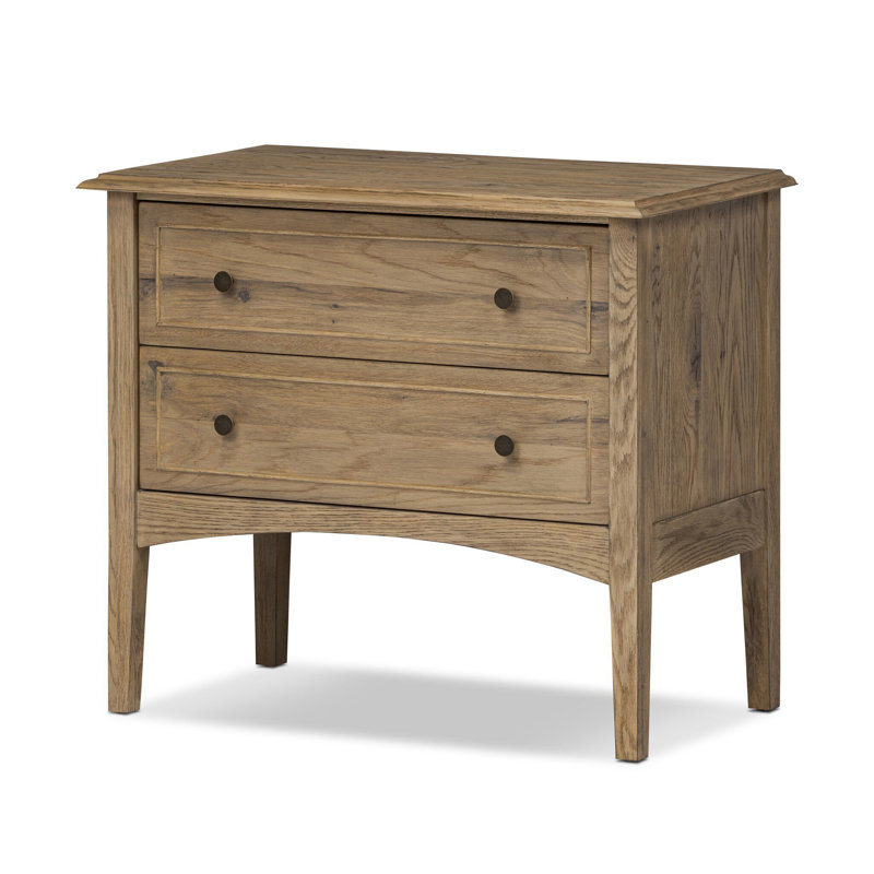MAGGIE 2 - Drawer Nightstand, Light Brown