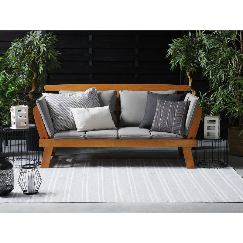 Canale Solid Wood Eucalyptus Outdoor Bench