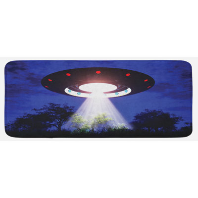 Rustic Synthetic Kitchen Mat