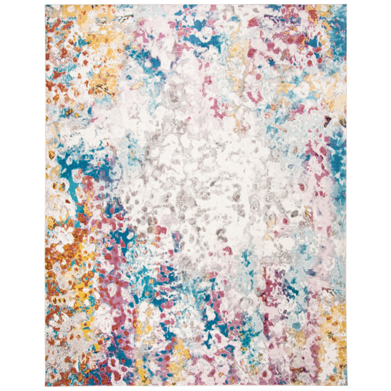 Malta Performance Abstract Rug, Rectangle 8' x 10'