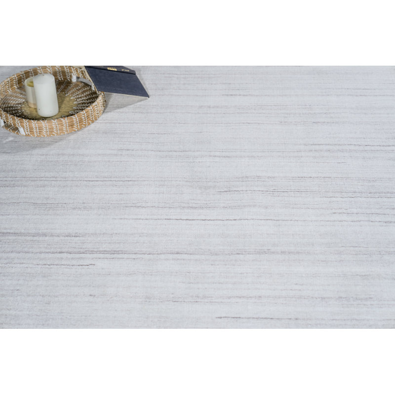 Serenity handloomed PET Beige/Brown Area Rug, Rectangle 9' x 12', Beige/Brown