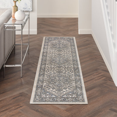 Sherlyn Oriental Machine Woven Polypropylene/Polyester Area Rug