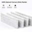 Ensemble de 4 moulures de plinthe en marbre blanc de Carrare Diflart, couronne de 5 x 12 po, poli-128553777