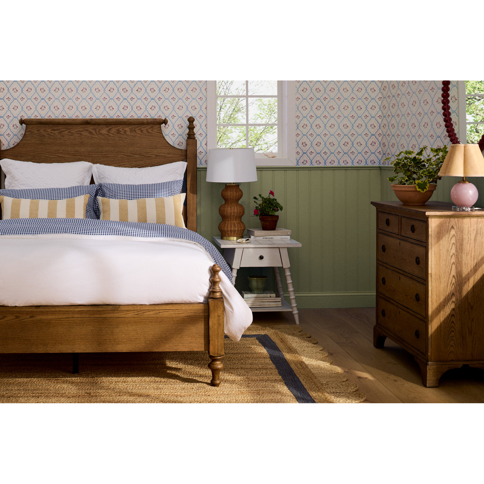 Jeffen Linen Blend Duvet Set, King / Cal King Duvet Cover + 2 King Shams, Ivory