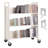 49.2'' H Book Cart with Wheels-100093467-100093468