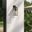 Applique murale d'extérieur imperméable noire rétro-712464365