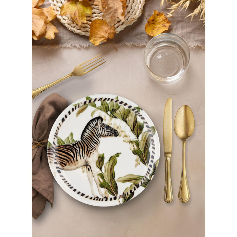 Esko 17Cm Porcelain Commercial Dishwasher Safe Side Plate, Set of 6
