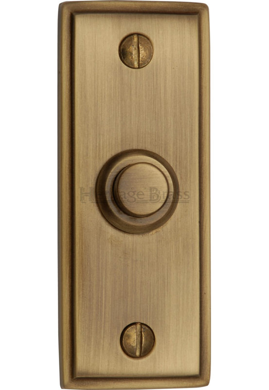 Heritage Brass Heritage Bell Push, Antique Brass