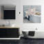 «Pig Bathing Bathroom Tub Animal» par Elizabeth Medley - impression sur toile tendue-1450005217