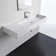 Scarabeo By Nameeks 18.1'' White Ceramic Rectangular Vessel, Wall Mount Bathroom Sink with Overflow