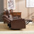 81.09" W Top Genuine Leather Power Reclining Sofa With Adjustable Headrest, USB & Wireless Charging(Set Of 2)-533404620