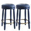 Ensemble de tabourets de bar 2, tabouret de bar pivotant à 360 ° en bois à hauteur de comptoir 26 po avec siège rembourré-840280123-840280121