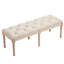 Banc de chambre à coucher capitonné