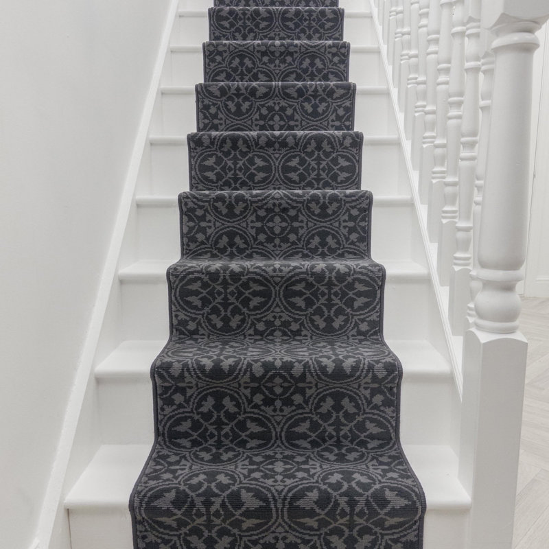 Stair Runner Geometric Shapes Area Rug, Stair Runner 60 x 450 cm