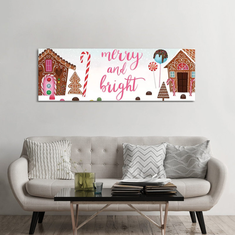 Sweet Holidays Collection D by Victoria Borges - Wrapped Canvas Panoramic Print, 182.88 cm H x 60.96 cm W