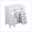 Meuble-lavabo moderne avec armoire et tiroirs-102422896