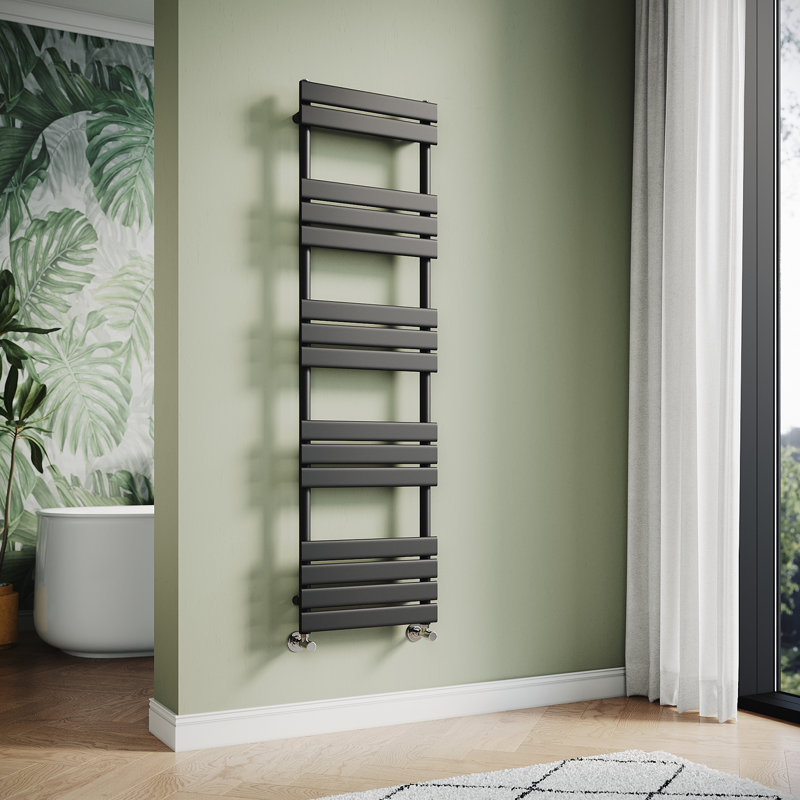 Caprece 15 Wall Towel Rack, Matte Black