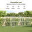  Dog Kennel With Storage Silver Galvanised Steel Pet Enclosure Housing