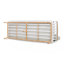 Ensemble de canapé d'extérieur 2 pièces en teck et aluminium 2 pièces Sand Dune Chenille