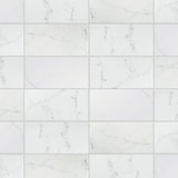 Classico Carrara 3" x 6" Ceramic Stone Look Subway Wall Tile