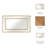 47X79 , Gold Box Mirror