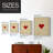 Small Heart Framed Print - Solid Wood-666823124-666823127
