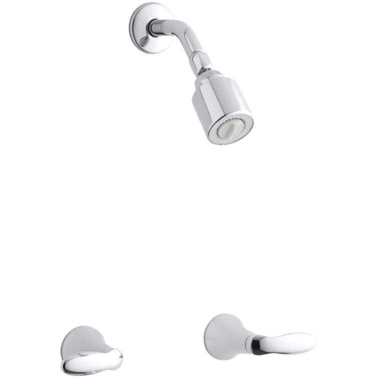 Coralais Shower Faucet Trim with Lever Handles, Valve Not Included