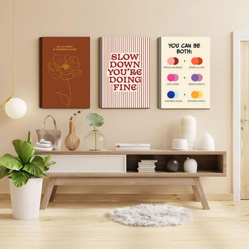 3 Piece Wrapped Canvas Print