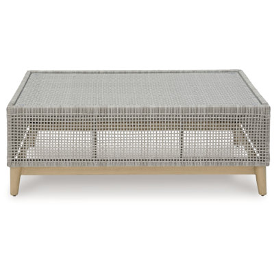 Breshae Rectangular Metal Outdoor Coffee Table , 49.88'' in. W 28'' in. D