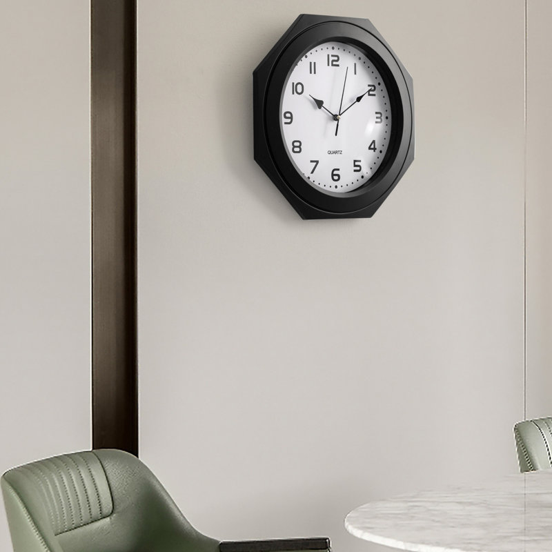 Clift Wall Clock, Black