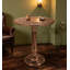 Table de bout en bois avec piédestal sculpté, table d'appoint fabriquée à la main en bois de manguier massif pour le salon, la chambre à coucher, la table de chevet décorative pour les livres, les plantes et la décoration