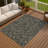 Machine Washable Indoor/Outdoor Chantille ACN2474 Abstract Rug-616710164-616710167