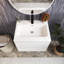 Meuble-lavabo mural 24 po avec lavabo en céramique et un trou de robinet-1600734687