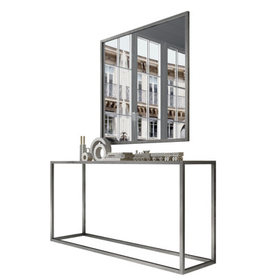 Ensemble de console et miroir