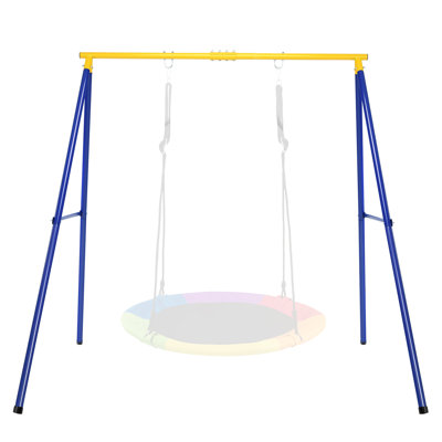 Freeport Park Getty Steel Blue/Yellow DIY Swing Stand