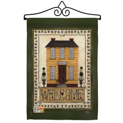 Coussin décoratif en polyester 2 faces 19 x 13 po ensemble de drapeaux