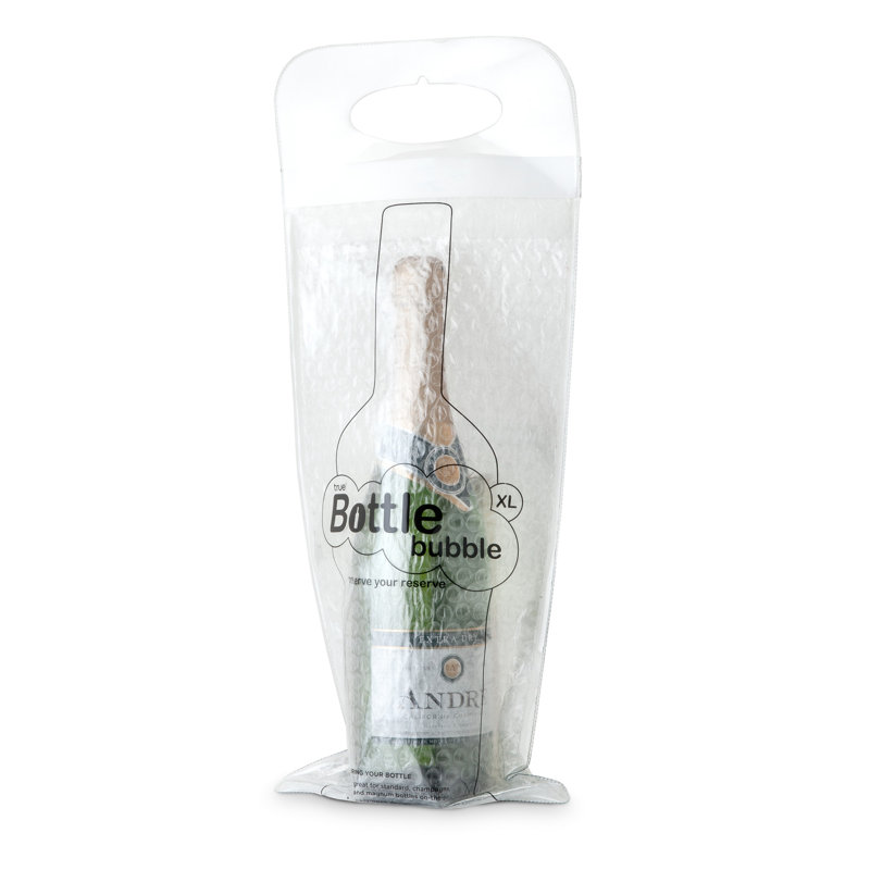 The Bottle Bubble XL Protector, 19.5" H x 7.5" W x 0.5" D