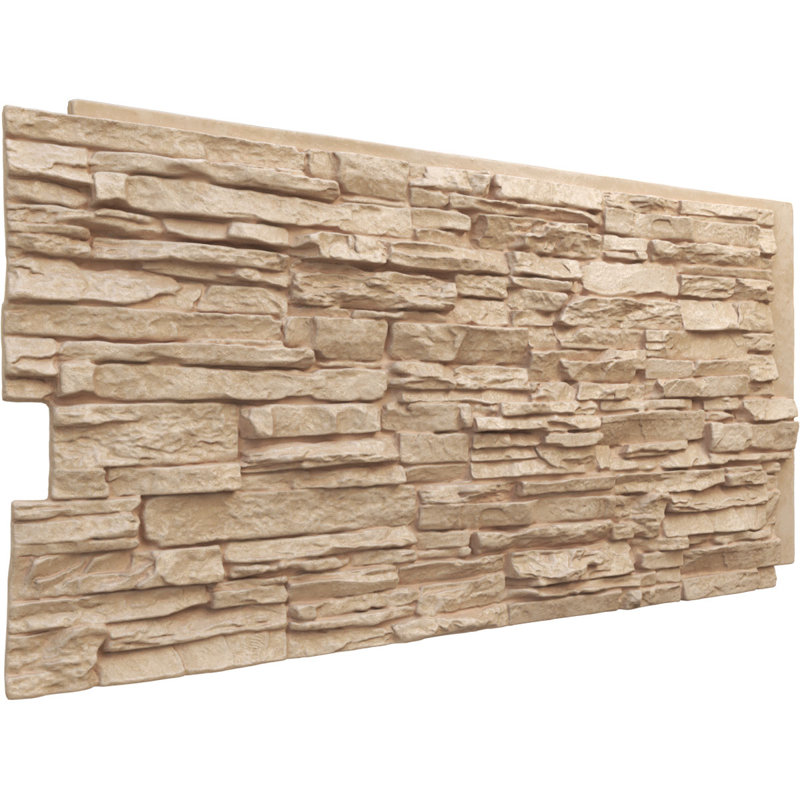 EverStone Canyon Ridge Faux Stone Panel, Ocean Floor