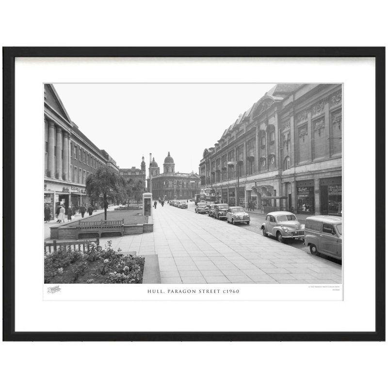Hull, Paragon Street C1960 by Francis Frith - Single Picture Frame Print, 60cm H x 80cm W x 2.3cm D